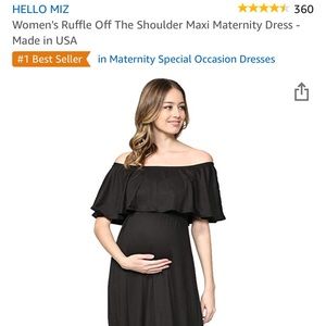 Black Maternity Dress